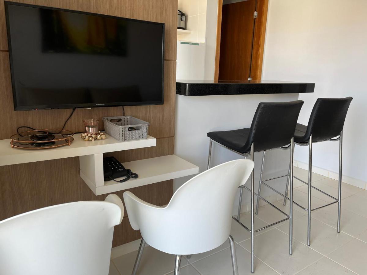 Flat 501 - Condominio Veredas Do Rio Quente - Diferenciado Com Ar Na Sala E No Quarto Экстерьер фото