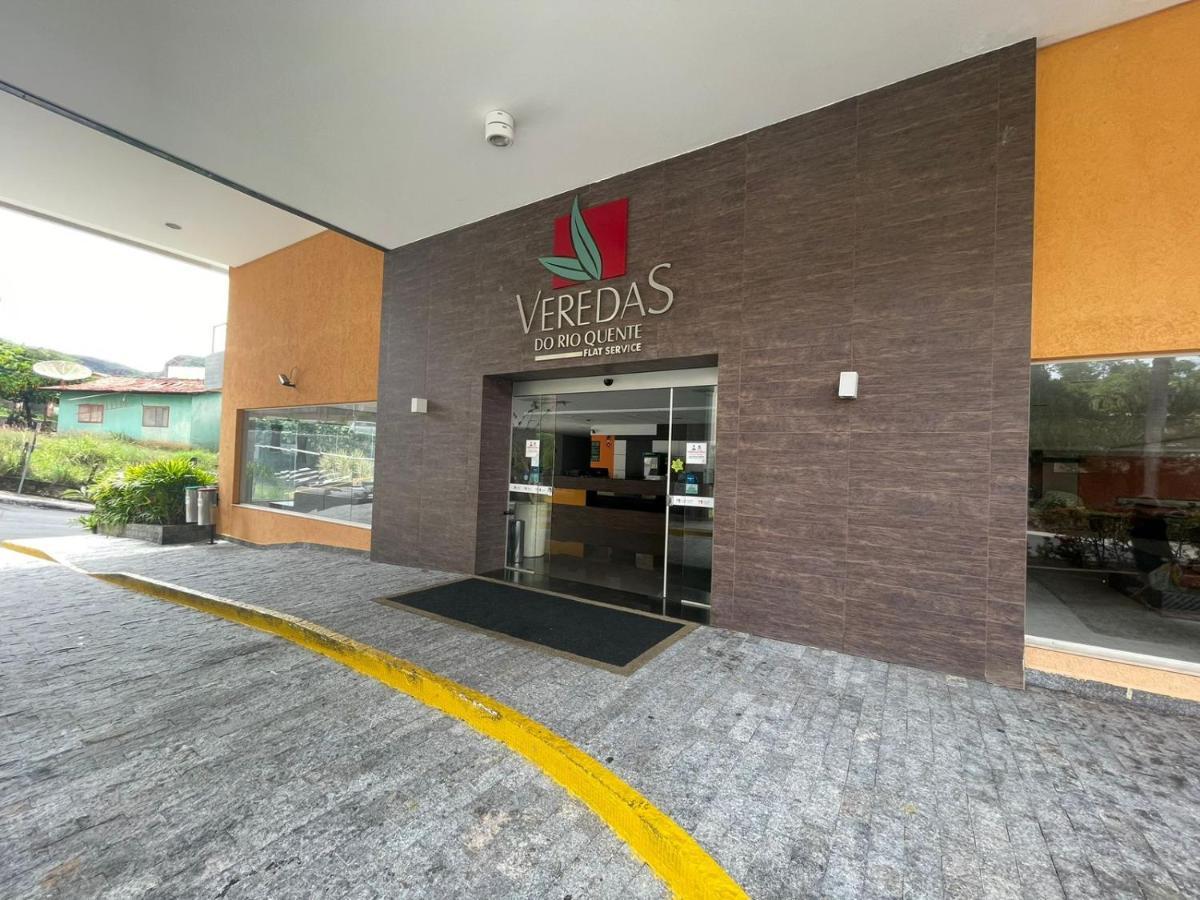 Flat 501 - Condominio Veredas Do Rio Quente - Diferenciado Com Ar Na Sala E No Quarto Экстерьер фото