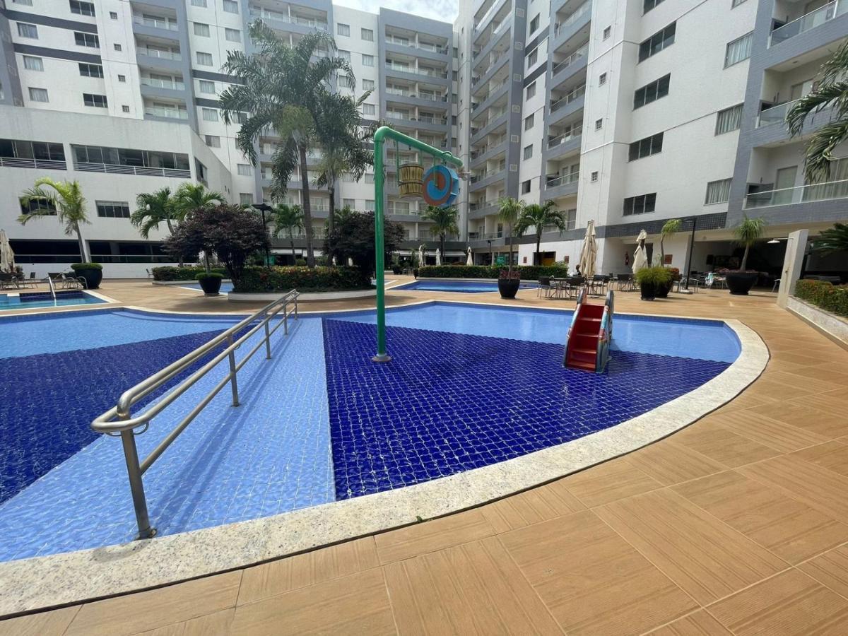 Flat 501 - Condominio Veredas Do Rio Quente - Diferenciado Com Ar Na Sala E No Quarto Экстерьер фото