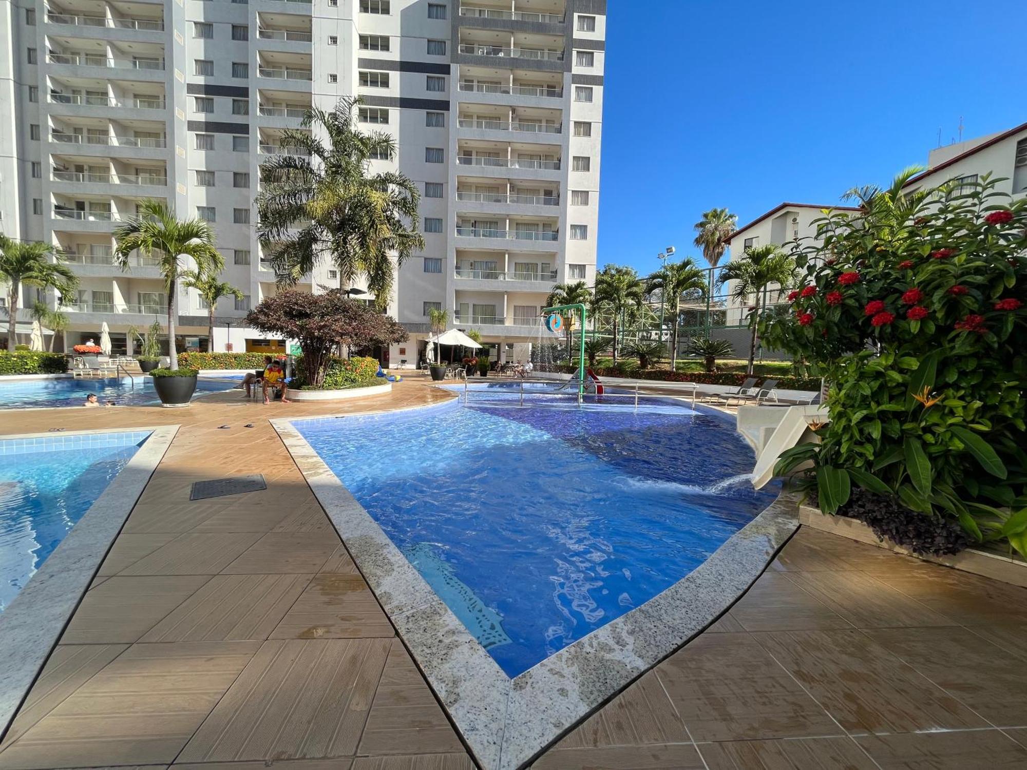 Flat 501 - Condominio Veredas Do Rio Quente - Diferenciado Com Ar Na Sala E No Quarto Экстерьер фото